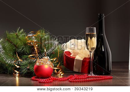 glas champagne