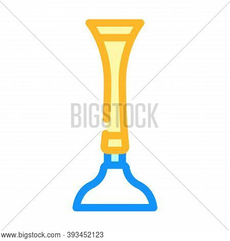 Stethoscope Tool Color Icon Vector Illustration Sign
