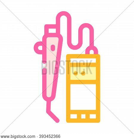 Laser Therapy Color Icon Vector Illustration Sign