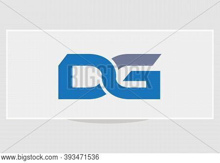 Dg Company Linked Letter Logo. Dg Letter Logo Design