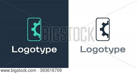 Logotype Software, Web Development, Programming Concept Icon Isolated On White Background. Programmi