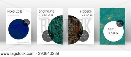 Abstract Cover. Fascinating Design Template. Suminagashi Marble Trendy Poster. Fascinating Trendy Ab