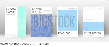 Abstract Cover. Tempting Design Template. Suminagashi Marble Minimal Poster. Tempting Trendy Abstrac