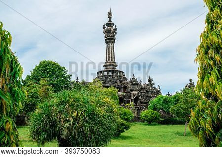 Bajra Sandhi Monument - Monument Of Independence In Denpasar, Bali, Indonesia. Landmark, Spot.