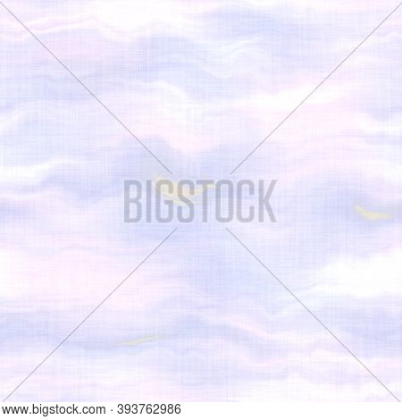 Light Pale Pastel Tie Dye Texture Background. Washed Out Soft Textured White Seamless Pattern. Delic