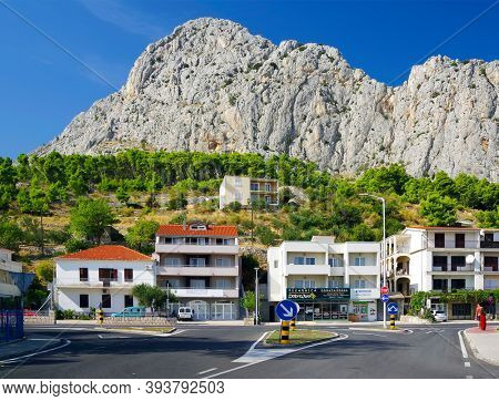 OMIS, CROATIA, 26 SEPTEMBER, 2020 - Modern architecture of Omis Resort in Croatia, Europe