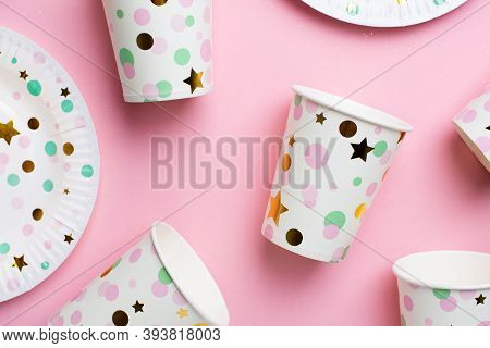 Disposable Paperware For The Holiday, Eco Plates And Glasses