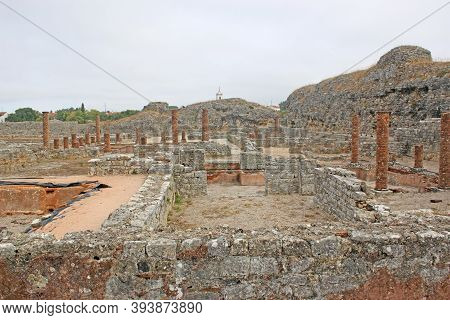 Roman Remains Of The Town Of Conimbriga, Portugal