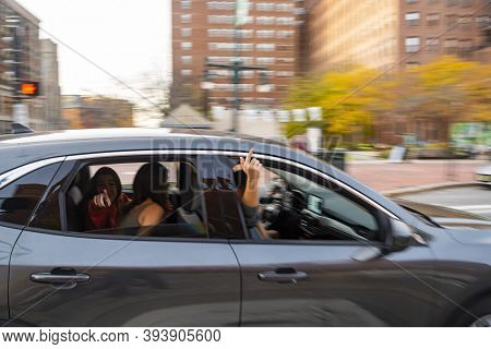 Mainers Celebrate Joe Biden's Victory Of The 2020 United States Presidential Election In Downtown Po