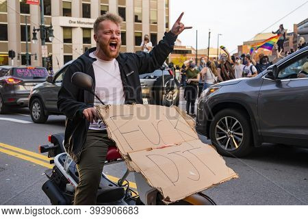 Mainers Celebrate Joe Biden's Victory Of The 2020 United States Presidential Election In Downtown Po