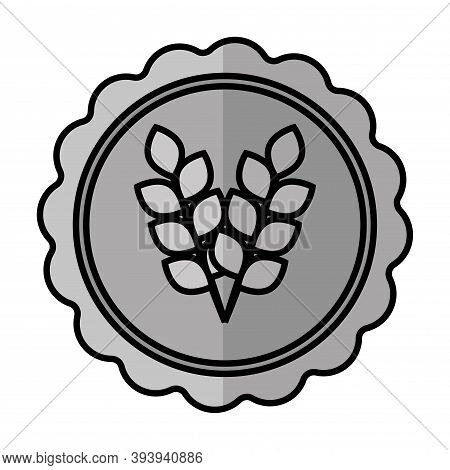 Isolated Wheal Cylinder October Fest Germany Icon- Vector