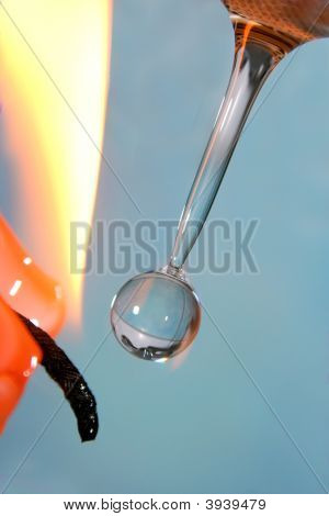 Agua en llamas.