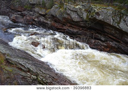 River Vuoksa in Imatra, Finland