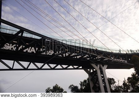 Yala, Thailand-30 October 2020 : New Landmark In Betong At Sky Walk At Aiyerweng (tower Scenic Sea O