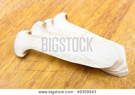 Eringii Mushrooms On The Chopping Block
