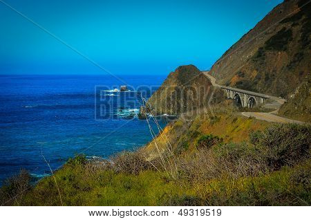 Wide of  the Pacific Coast Highway