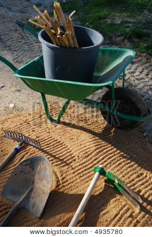 Ferramentas para o trabalho de agricultura