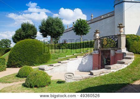 Garden Park In Dobris