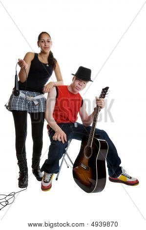 Musiciens de Race mixte