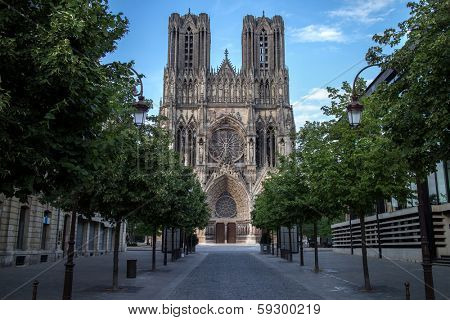 Cathedral Notre Dame in Reims, France