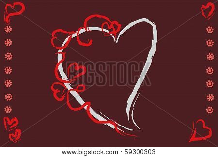 decoration of the heart,