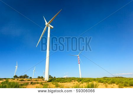 Aeolian Turbines In Calabria