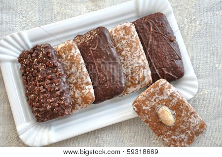 German Gingerbread Lebkuchen Cookies for Christmas