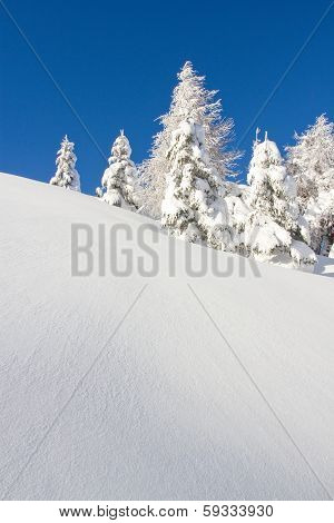 snowy mountain