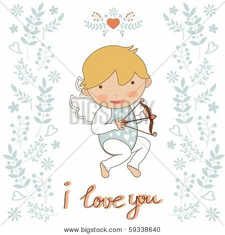 Cute little cupid
