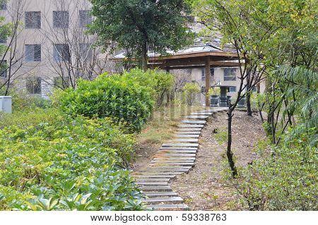 There pavilion path