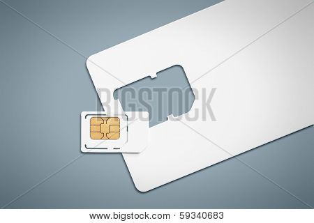 An image of a typical sim card