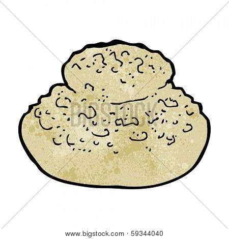 cartoon bread