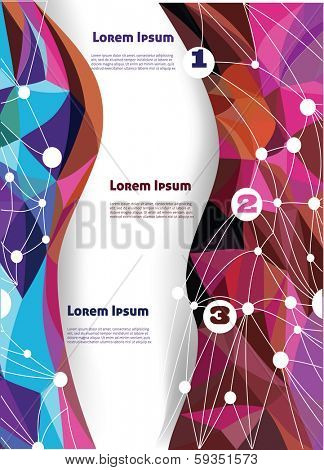 low-polly creative  abstract background vector illustration