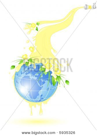 blomstrende planet