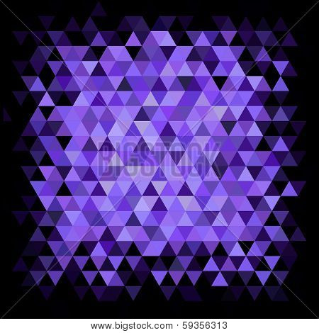 Abstract purple mosaic