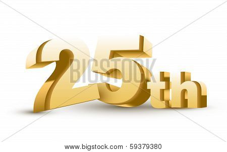 3D Anniversary, 25Th