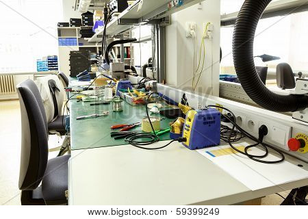 Electronics Equipment Assembly Workplace