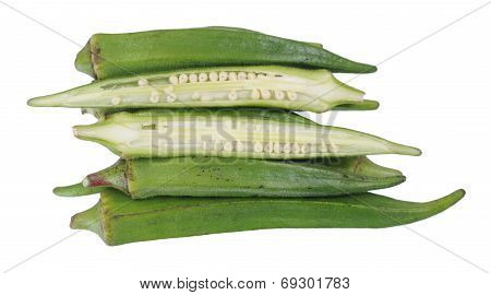 Chopped Abelmoschus