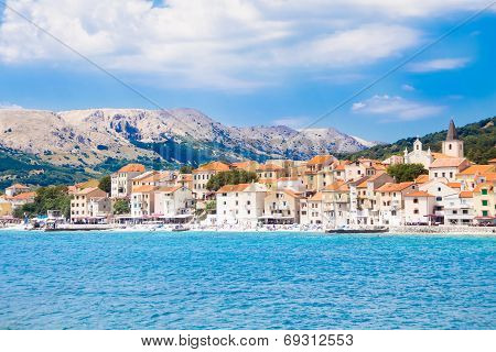 Baska, Krk, Croatia, Europe.