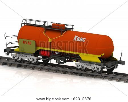 Kvass Railway Wagon Of The Wanted Colour