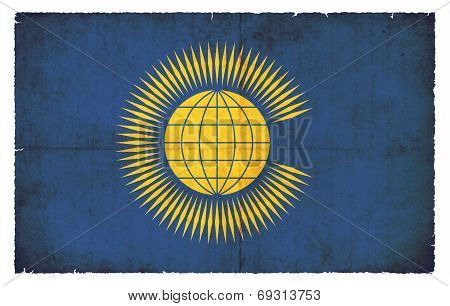 Grunge Flag Of Commonwealth Of Nations (great Britain)