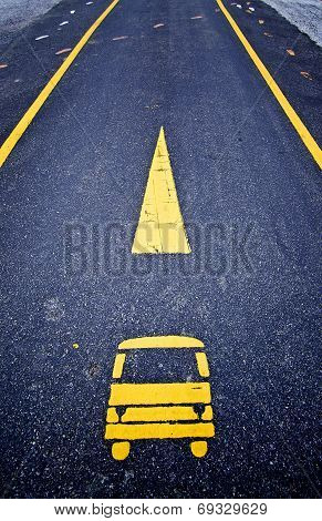 Yellow Bus Sign
