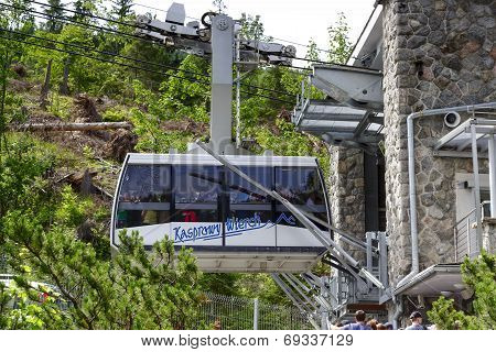 Cable Car Lower Station In Kuznice, Zakopane