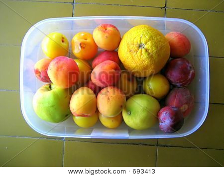 Корзина с фруктами