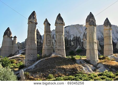 Cappadocia, Stone Columns In Gorcelid Valley