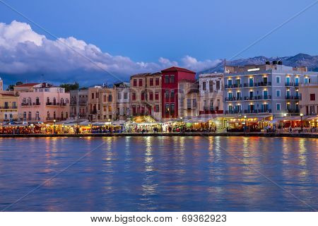 venetian habour of Chania, Crete, Greece