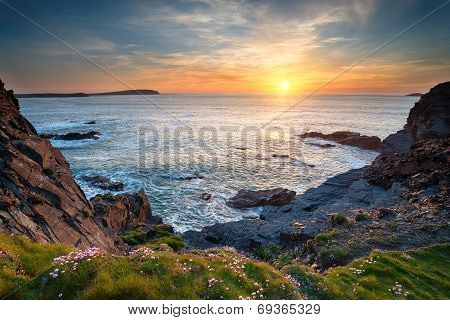 Sunset At Longcarrow Cove