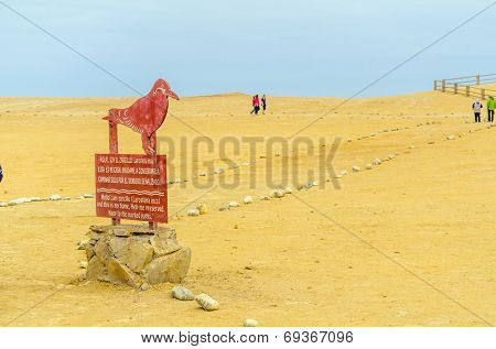 PARACAS, PERU, MAY 22, 2014 - Paracas National Reserve