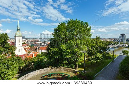 Bratislava City Spring View (slovakia)
