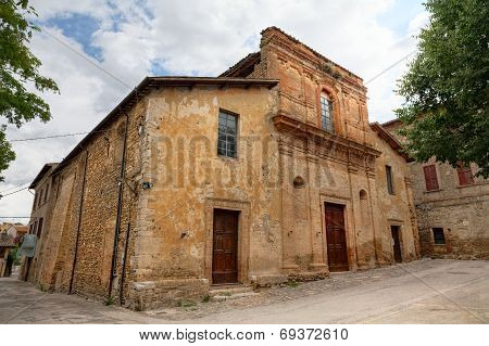 Medieval Church In Bevagna, Umbria, Italy
